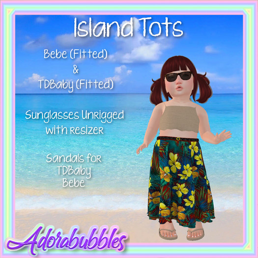 {A} Island Tots Shirt & Skirt (WearMe)