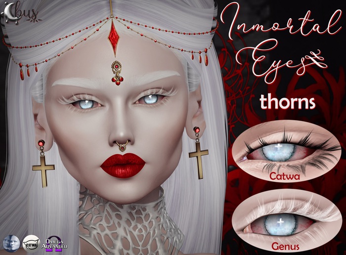 -bus- Inmortal Eyes **thorns** {Genus -Catwa -Mesh-Omega}
