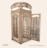 {anc} garden. telephonebox 11Li. RARE