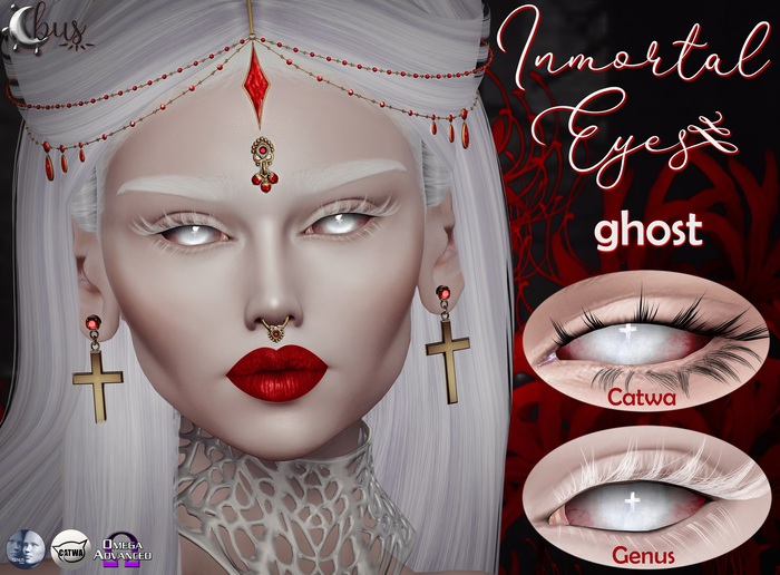 -bus- Inmortal Eyes **ghost** {Genus -Catwa -Mesh-Omega}