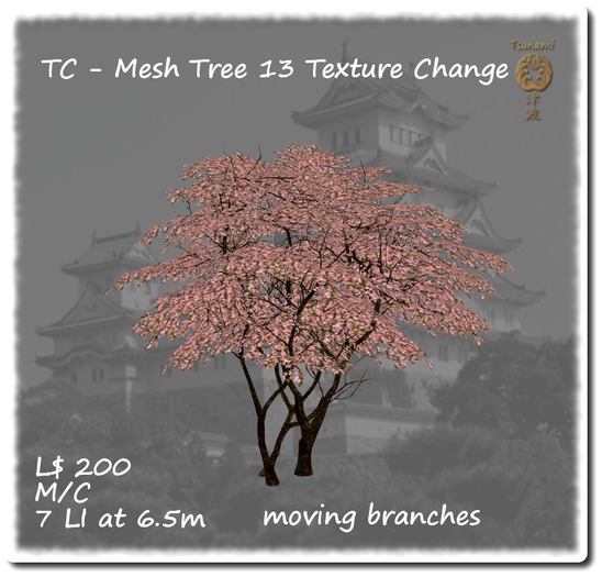 TC - Mesh Tree 13 Texture Change - moving branches