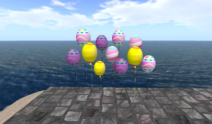 Easter Balloons Copyable