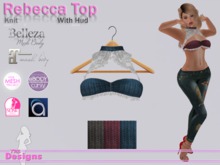 Rebecca Top With Hud Knit