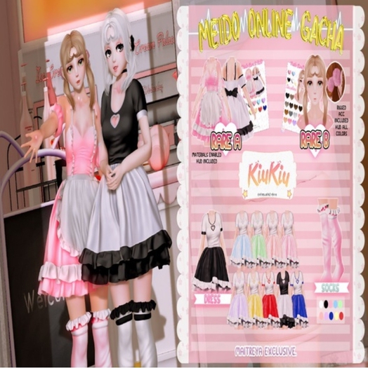 {KIUKIU} Meido Online // Dress White // Box