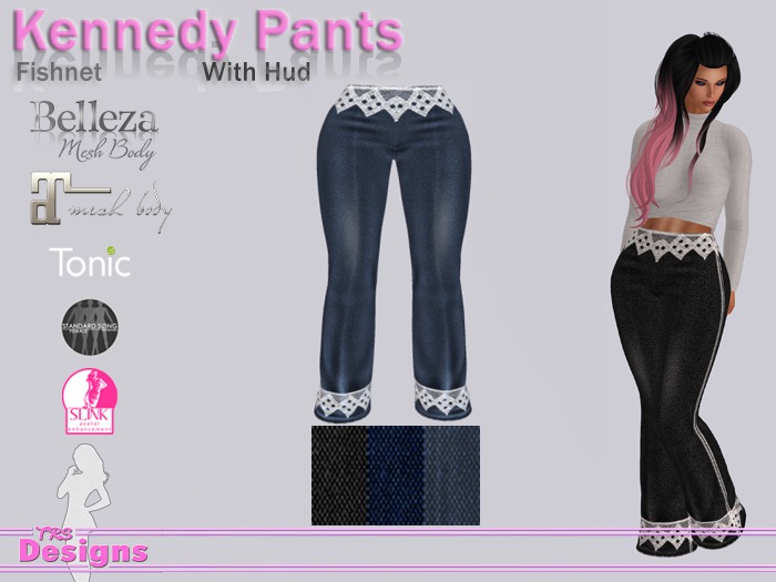 Kennedy Pants With Hud Fishnet