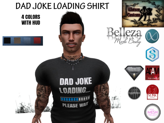 **WATSON CUSTOMS** DAD JOKE LODING BOXED