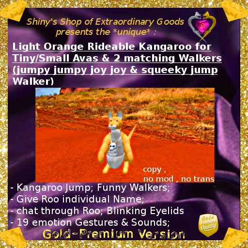 ^..^ Roo Jumper Orange Light *tiny* *ao off*