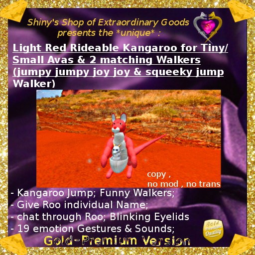 ^..^ Roo Jumper Red Light *tiny* *ao off*