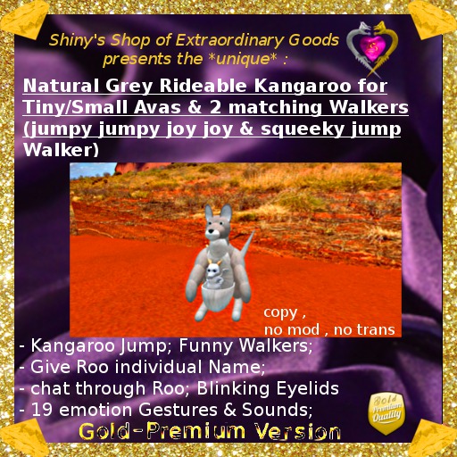 ^..^ Roo Jumper Gray Nat *tiny* *ao off*