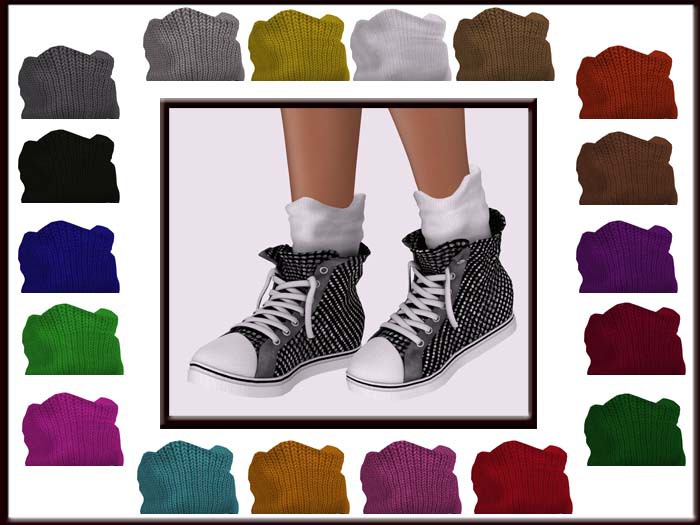 Sequin Sneakers Black Demo