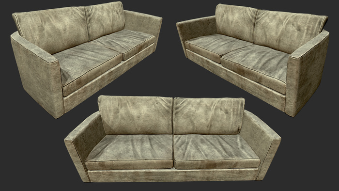 Old Couch - Beige
