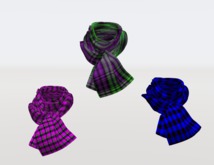 [PO] Neck Scarves - 3 Woolen Colors, both Rigged and Unrigged