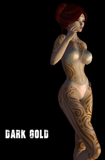 Dark Gold Tattoo