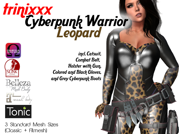 trinixxx Cyberpunk Warrior Suit Leopard