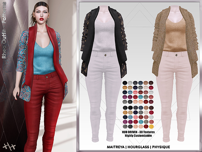 [hh] Rhea Outfit PATTERNS PACK