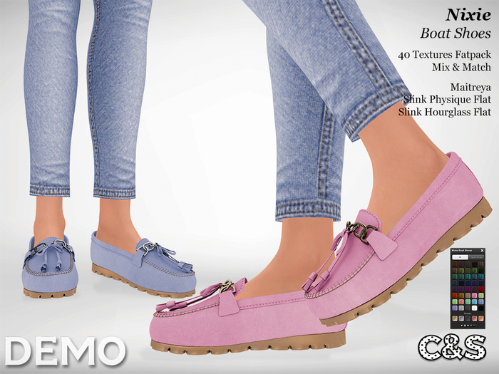 C&S Nixie Boat Shoes Demo