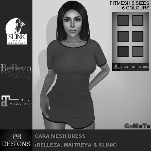 *PB* Cara Mesh Dress (DEMO)
