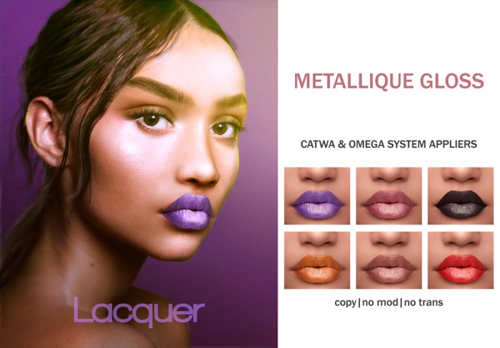 Lacquer. Matallique Gloss Palette (Catwa)
