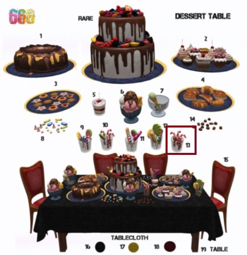 [666] Desserts table - 13