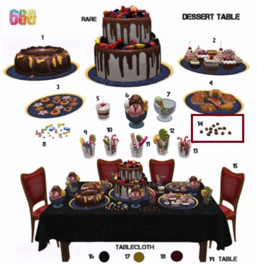 [666] Desserts table - 14