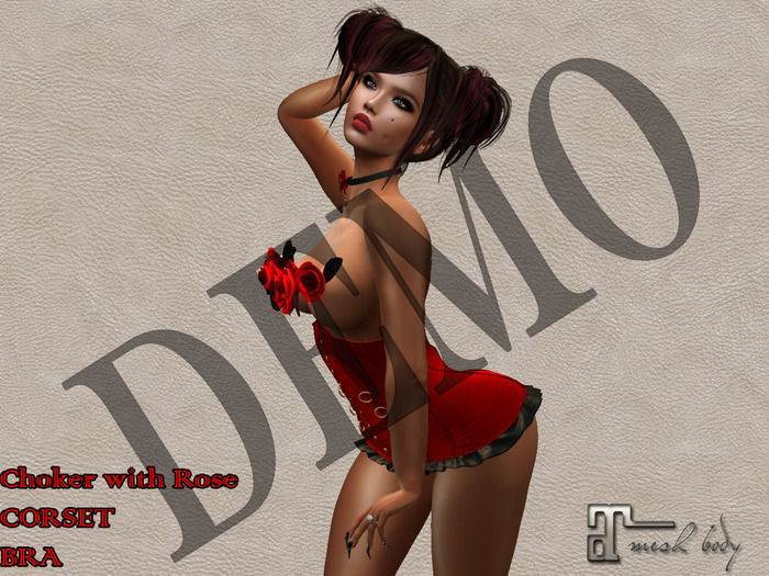 DEMO OUTFIT "ROSE" (only Maitreya Lara)