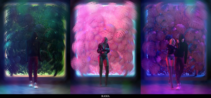 #selfie_RAMA - Vertical Palm Wall 'FULLPACK'