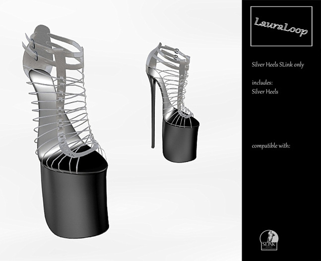 LauraLoop Silver Heels SLink only