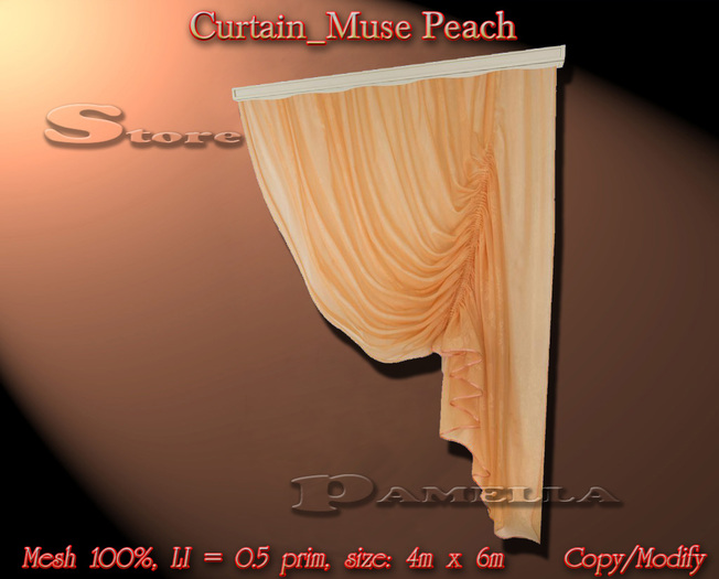 Curtain_Muse Peach