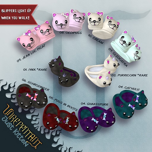 [UN] Just Kitten Slippers - 2 - Purricorn RARE Box