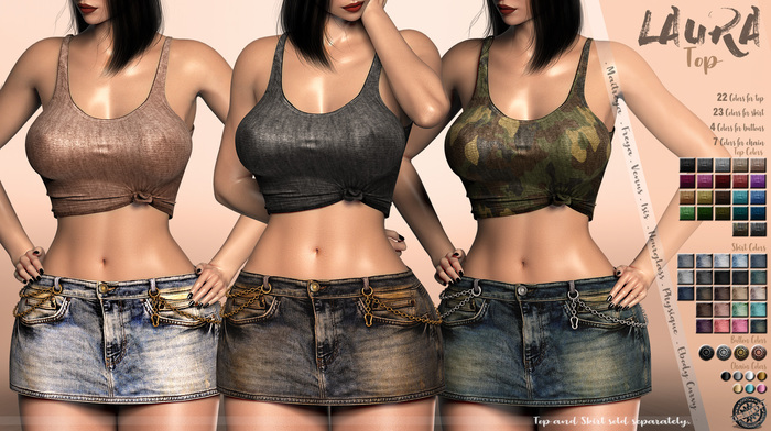 [G-SHOT] LAURA Top {FATPACK}