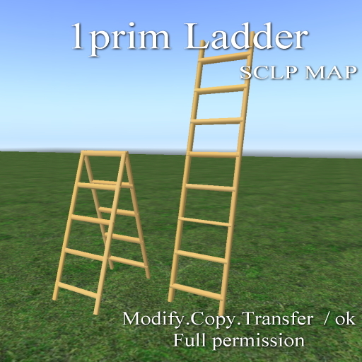 Second Life Marketplace - 1prim Ladder SCLP MAP