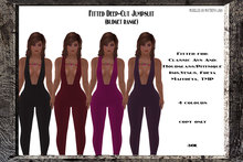 Fitted Deep Cut Jumpsuit