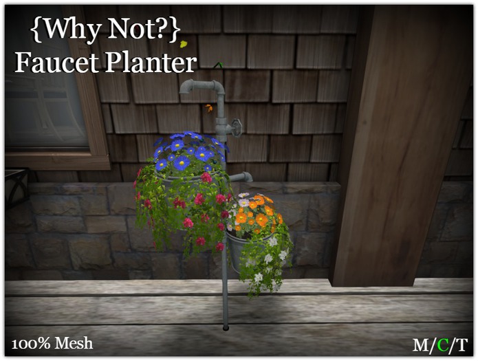 {Why Not?} Faucet Planter-Boxed