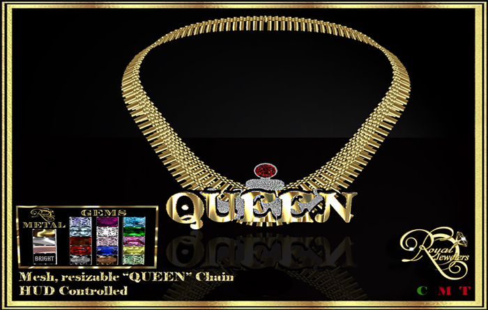 RJ Queen Necklace (Boxed) utd
