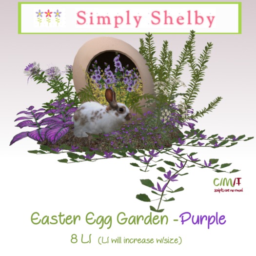 Easter Egg Garden Box - purple