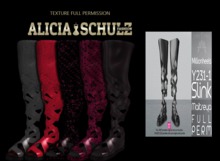 [Aicia Schulz] Texture for [Y]Full Perm 231 flat boot SET 2