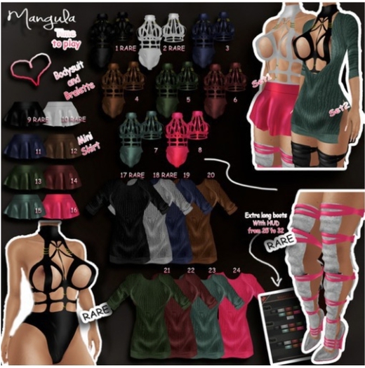 Mangula #16 Nika Set Skirt [Lara]