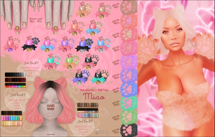 *PH-PL* MIAO // bento nail #09 (BOX)