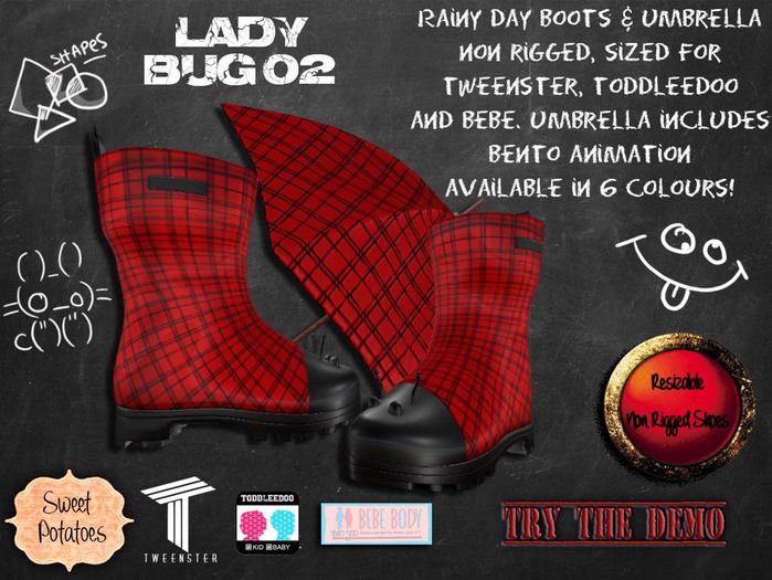 bota da ladybug