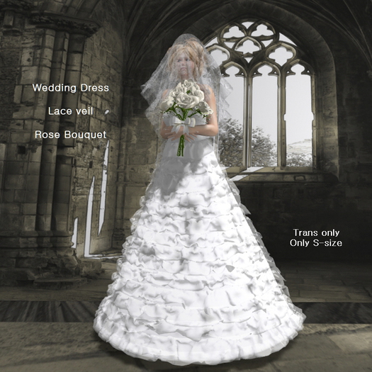 White Wedding Dress Set Box