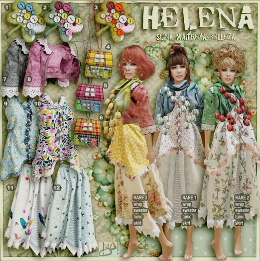 !gO! Helena brooch - 2