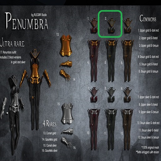 ALEGRIA Penumbra Upper Forest/Silver S