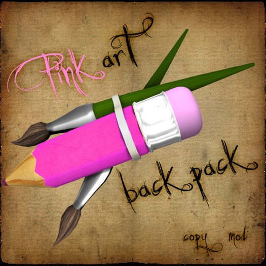 .:: DM ::. Art Back Pack PINK