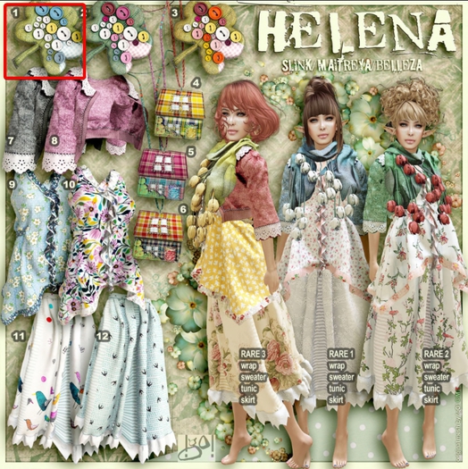 !gO! Helena brooch - 1