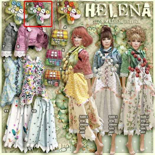 !gO! Helena brooch - 2