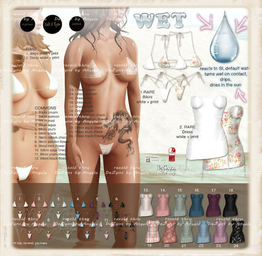 S&P WET 19. dress Lara creamcheck (rez to unpack)