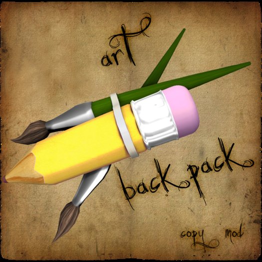 .:: DM ::. Art Back Pack YELLOW
