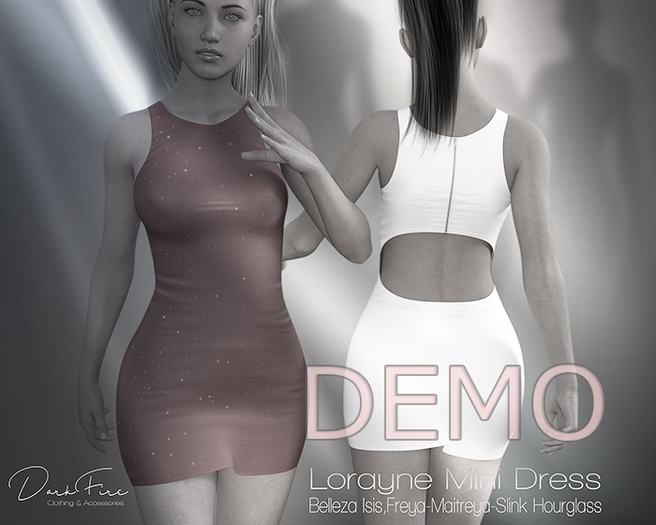 DarkFire Lorayne Mini Dress-DEMO
