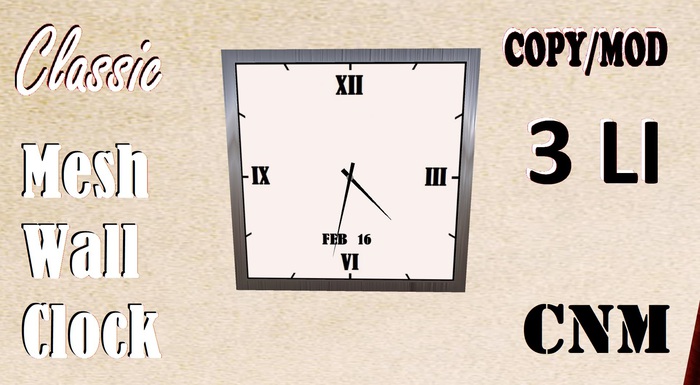Working Mesh Wall Cookoo Clock - CNM - Adjustable Chime and Time Zone - Accurate to within 1 second