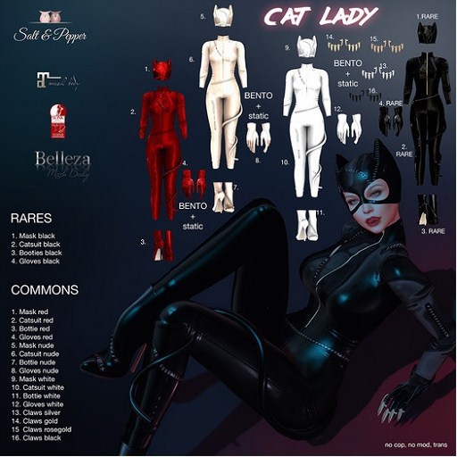 S&P Cat Lady Catsuit Lara nude (rez to unpack)